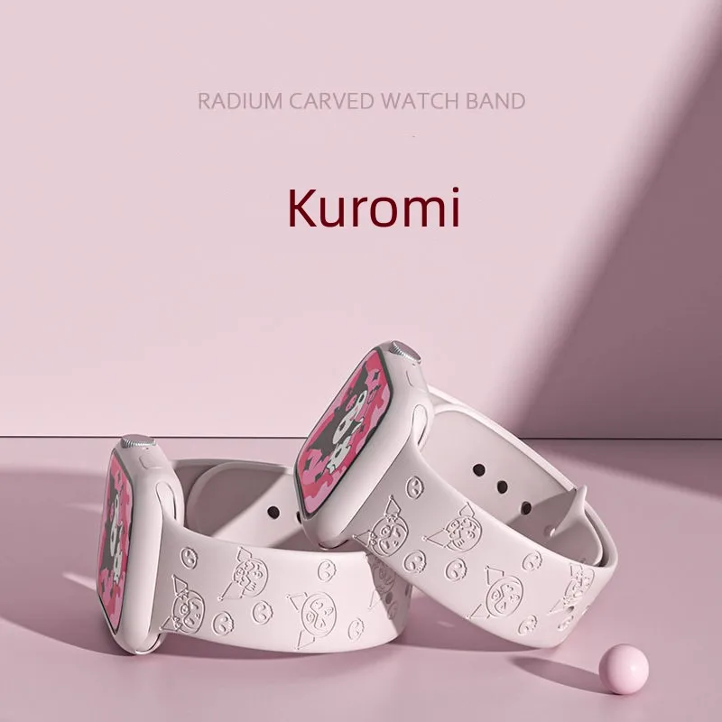 Фото Ремешок силиконовый для Iwatch 1/2/3/4/5/6/se/7/8, 38/40/41/42/44/45/49 мм №3