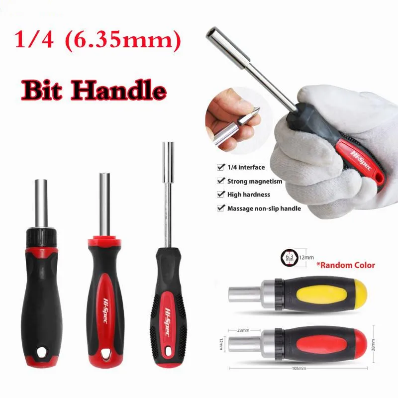 1/4 (6.35mm) Ratchet Screwdriver Bit Holder Handle Multifunctional Magnetic Driver For Slotted Hex Torx Phillips |