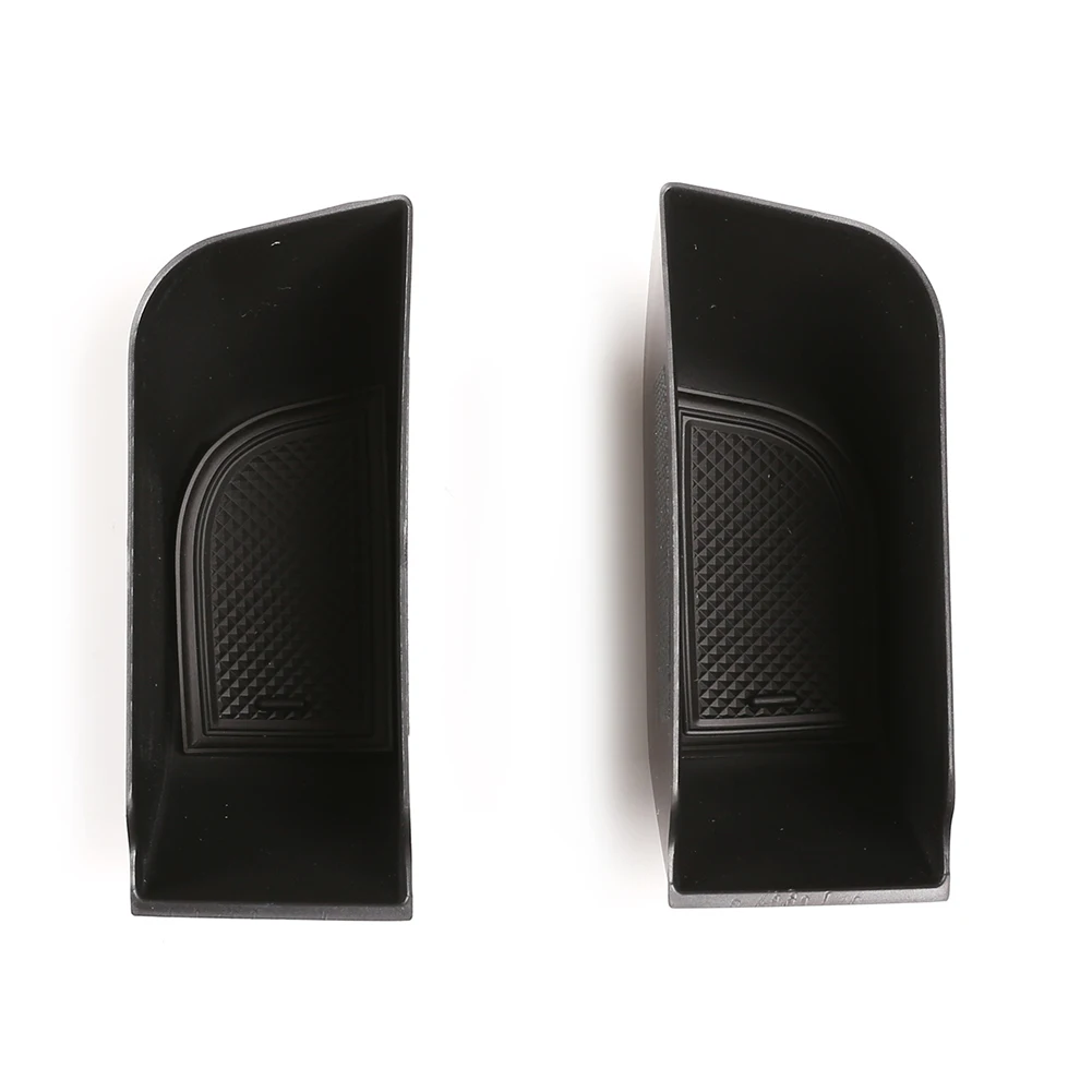 

1 Pair For Defender 90 110 Blcak Car Door Storage Box Phone Tray 2020-2023 High-capacity Car Accessories