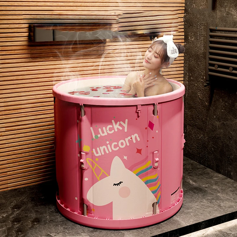 Складная Ванна KC50YP для взрослых домашняя утолщенная потоотводящая ванна детей и