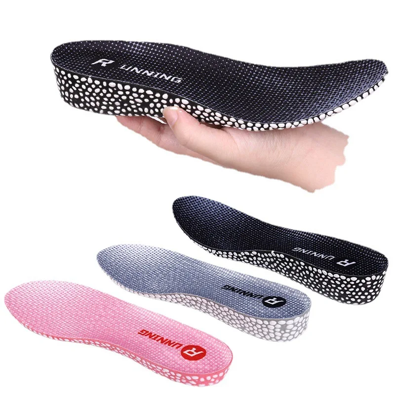 Invisible Height Increase Insoles For Shoes Men Women Sweat Breathable Shock Absorption Increased Pad Popcorn Shoe Lifts Inserts