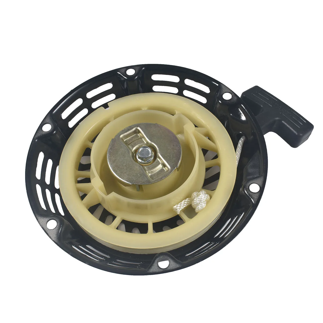 Черный стартер ручного запуска (рекойл) для генератора 196cc 5.5HP 6.5HP Honda GX120 GX160 GX168 GX200 CT200U.