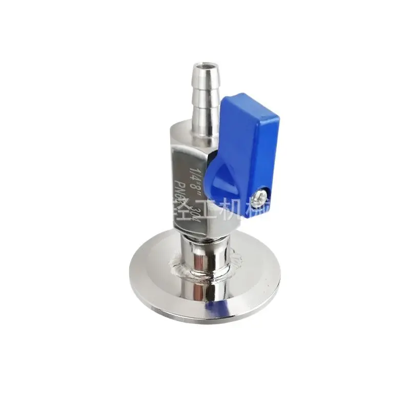 

304 stainless steel quick valve beer tap nozzle faucet inlet and outlet chuck 50.5 pagoda 8MM barb to connect tube