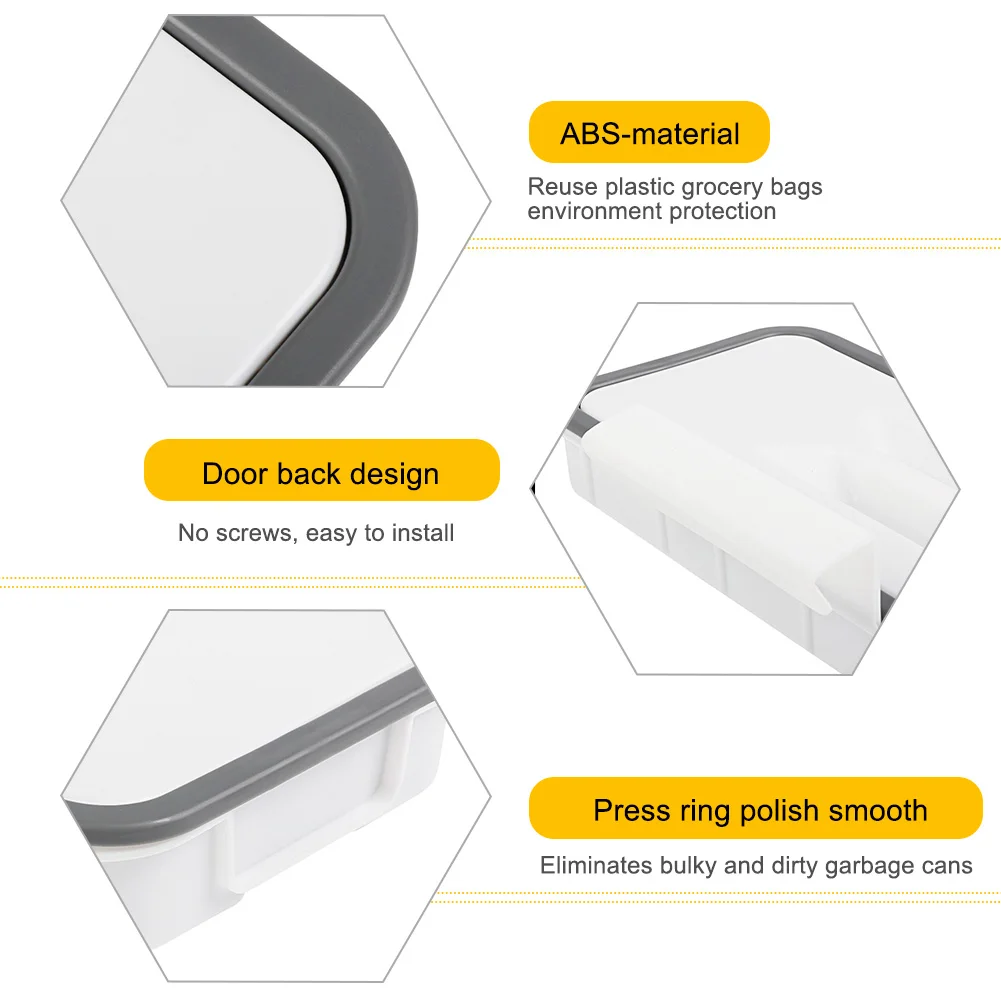 Портативная пластиковая подвесная сумка для мусора кухонная стойка хранения