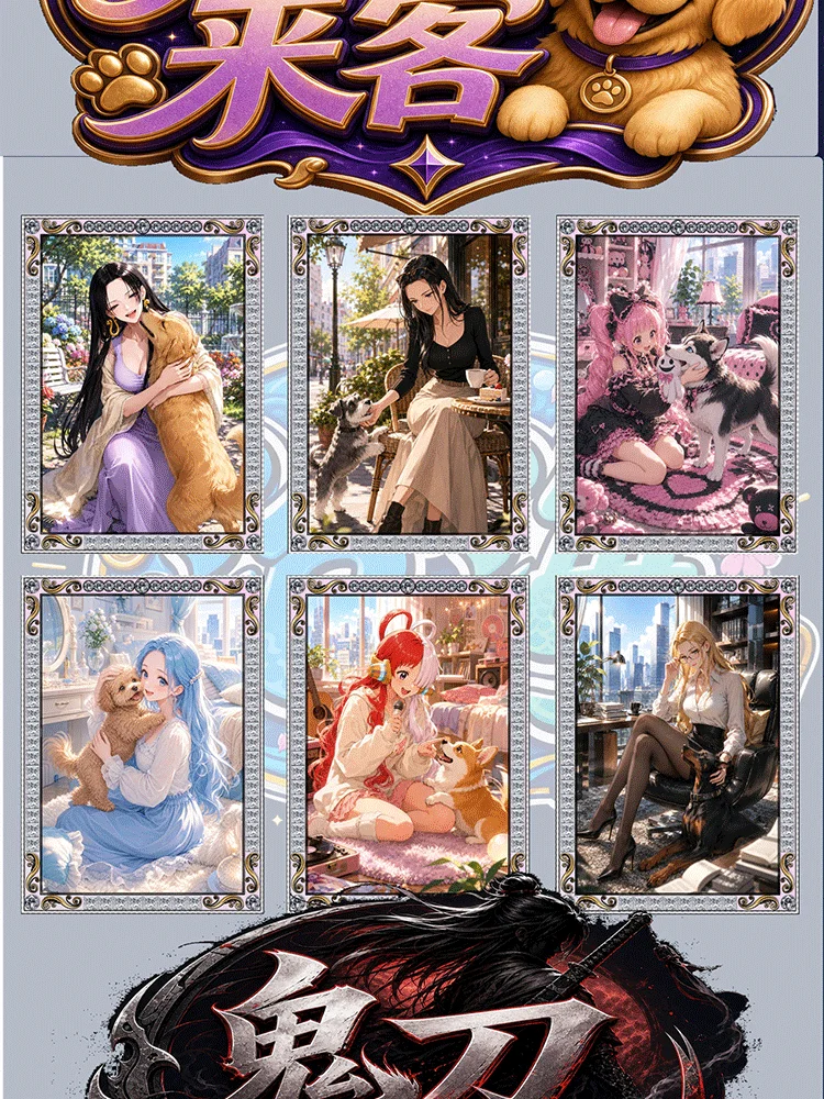 Фото Коллекционные металлические карточки премиум-класса Canghai 3rd Wave One Piece Anime Waifu Cards: редкие аниме-карточки для коллекционирования №5
