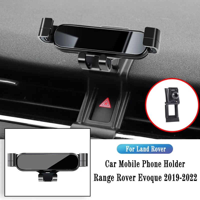 

Car Phone Holder For Land Rover Range Rover Evoque 2019-2022 Gravity Navigation Bracket Stand Air Outlet Clip Rotatable Support