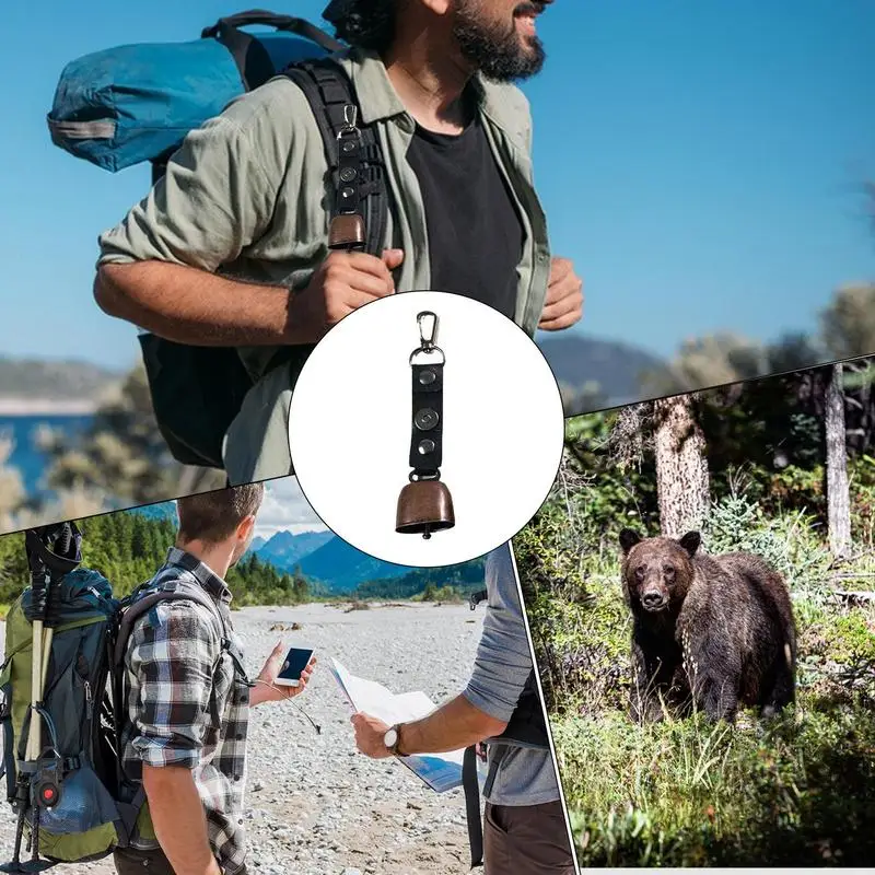 Громкий колокольчик с медведем металлический защитой от медведя снаряжение для