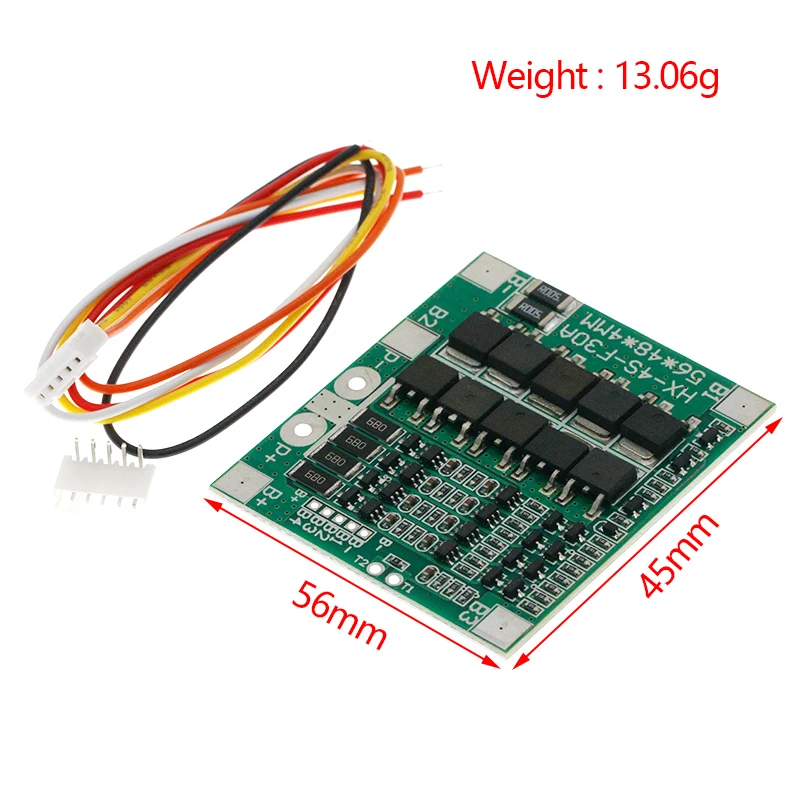 BMS 4S 3 2 в 7 30A LiFePO4/защитная плата для зарядки литиевой батареи 12 8 В 14 4 18650 32650