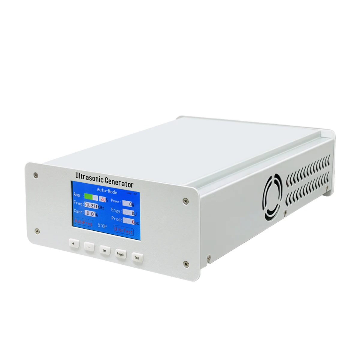 

Preferential amplitude precise adjustament ultrasonic signal generator