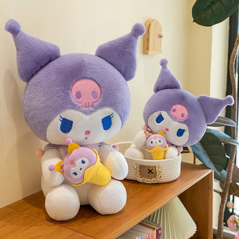 40 см Большой размер Sanrio мороженое Kuromi плюшевые игрушки кукла милая детский