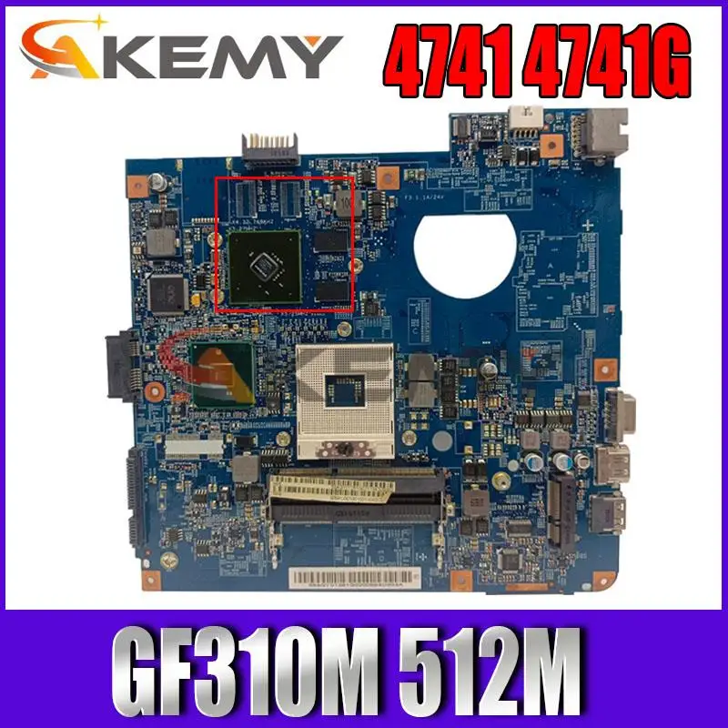 

Оригинальная материнская плата для ноутбука ACER 4741, 4741G, HM55, GT310M, 512M, 09920-3, Φ, 4gy02. 031, проверенная, хорошая Бесплатная доставка