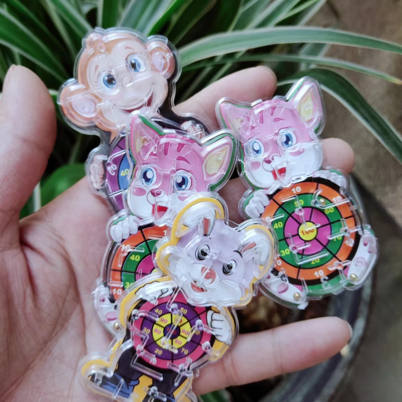 

Набор головоломок животных из пластика для детей 12 шт.