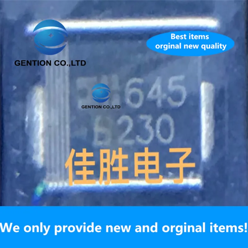 

50 шт., новинка 100%, оригинальная фотосессия 2a30в, низкое напряжение, Диод Шоттки DO214AA, Шелковый экран B230