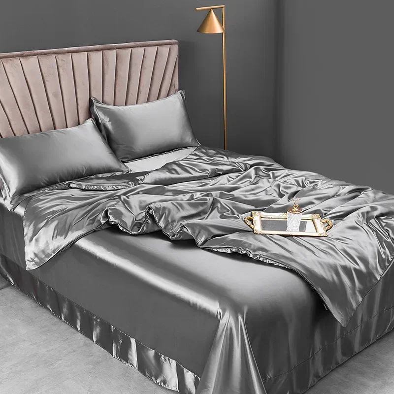 Комплект постельного белья из 100% тутового шелка простыни и наволочки комплекты