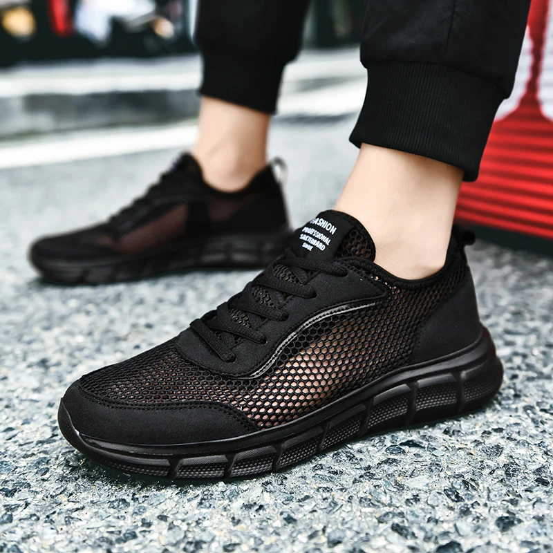 

Men Sneaker Shoes Summer 2023 Mesh Sneakers Breathable Lightweight Casual Shoes Comfortable Walking Shoes Zapatillas Hombre