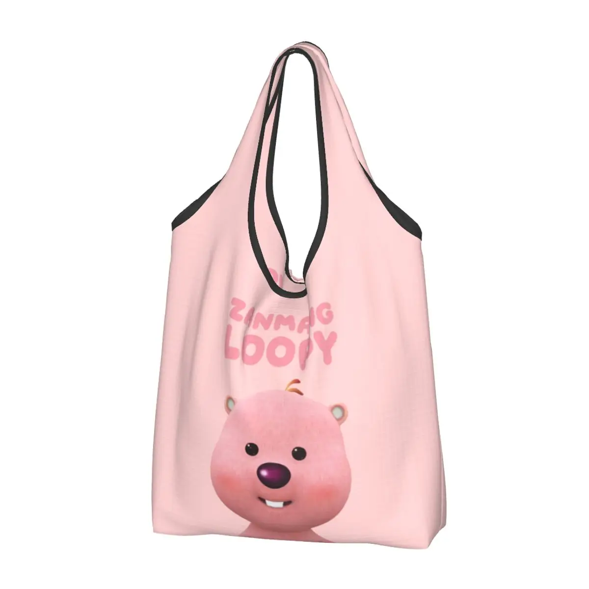 Модная сумка для покупок Zanmang Loopy Manga на заказ портативная плечо продуктов