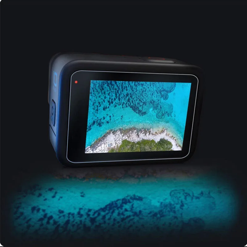 Защитный чехол из твердого закаленного стекла для GoPro Hero 13/Mini/12/11/10/9 черный Hero13