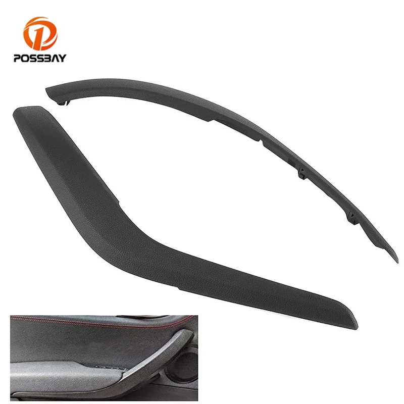 

Car Inner Door Handle Pull Panel Cover Trims Black 51412991775 51412991776 for BMW X1 E84 2009 2010 2011 2012 2013 2014 2015