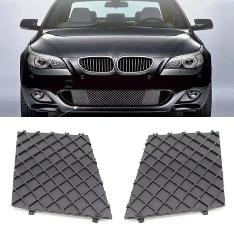 

Car Front Bumper Lower Mesh Grill Plate Trim Cover For BMW 5-Series E60 E61 M Package 2004-2009 Auto Grill Replacement Parts