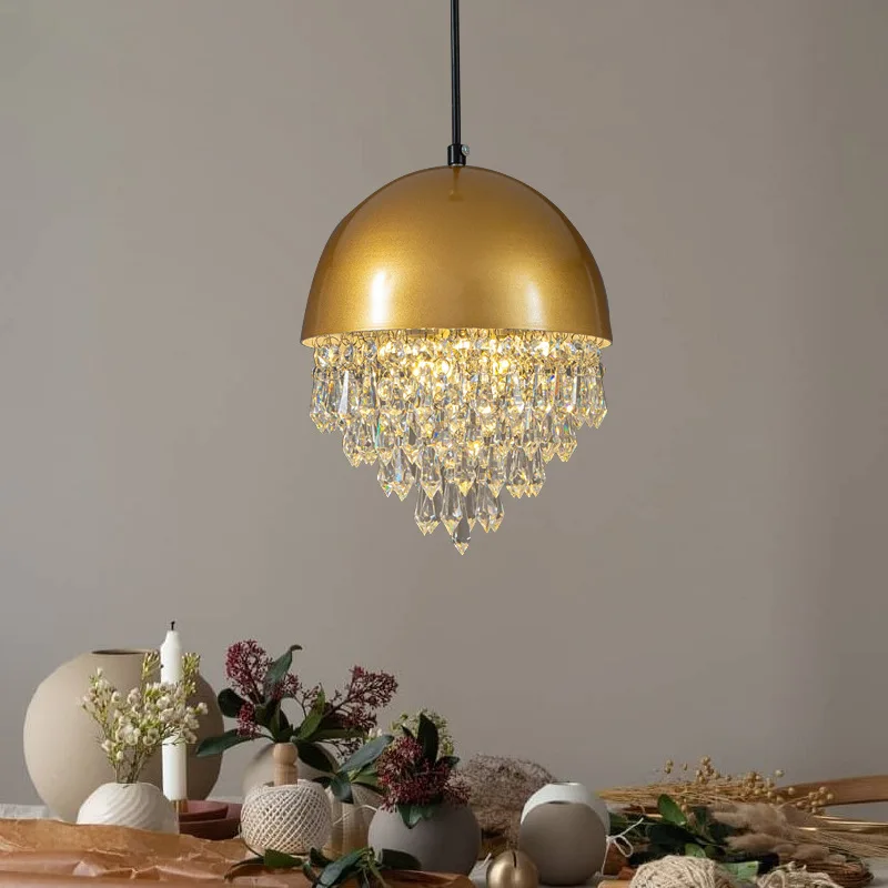 

Crystal Chandelier Restaurant Bedside Cafe Clothing Store North European and American Style Industrial Lighting