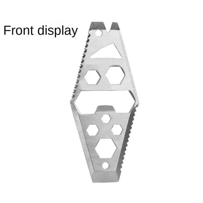 

Hexagonal Wrench Outdoor Multi-function Outdoor Survival Portable Outdoor Survival Accessories Scraper Key Tool Stainless Steel