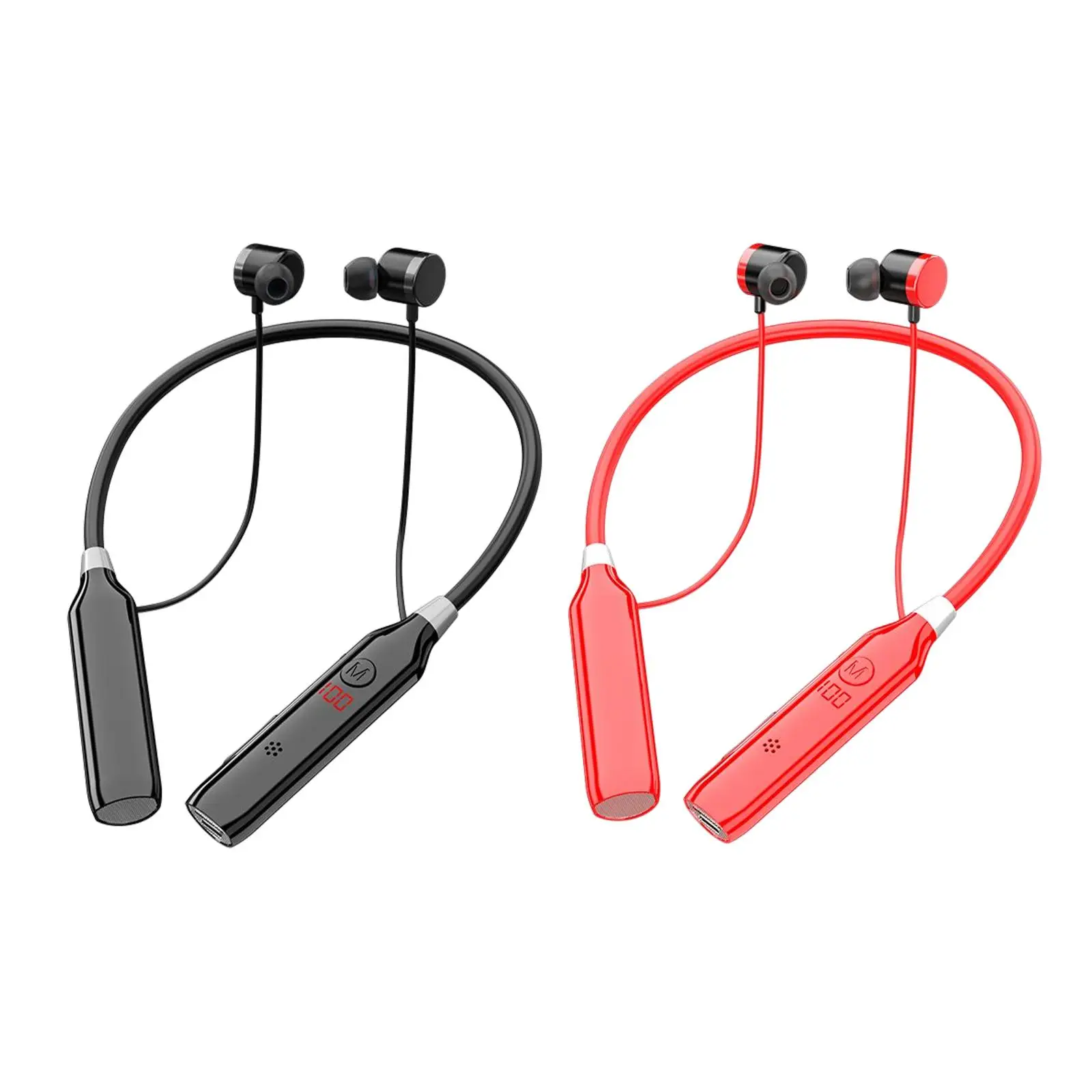 

Наушники для бега 15 ч с микрофоном Стерео Гибкие портативные наушники с шейным ободом для дома