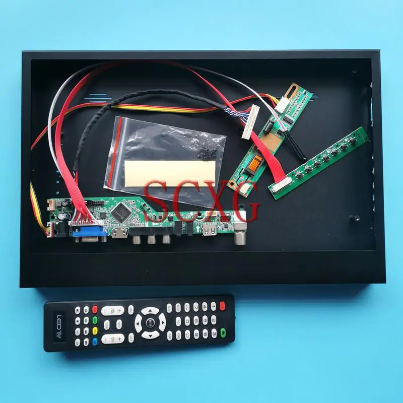 

For LTN150P2 LTN150P3 LTN150P4 TV Analog Driver Board+Metal Case LVDS 30 Pin Kit 15" 1400*1050 VGA HDMI-Compatible AV USB 1CCFL