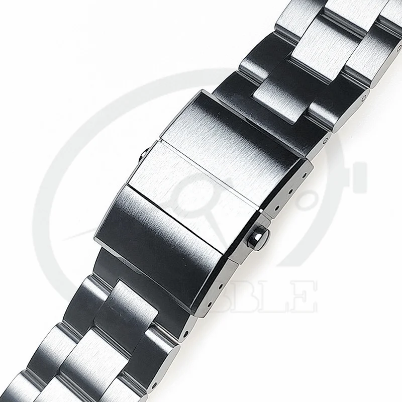 22mm Three Beads Flat End Diving Wire Drawing Process Quick Release Spring Bar Stainless Steel Watch Steel Strip