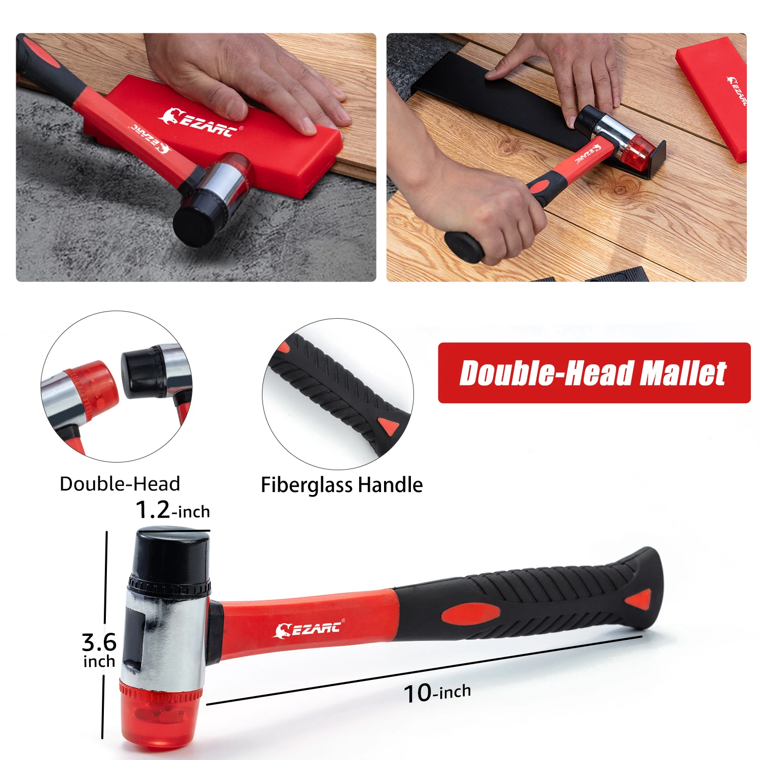 Набор Для Установки Ламината И Деревянного Пола EZARC С 60-прокладками Тяговым