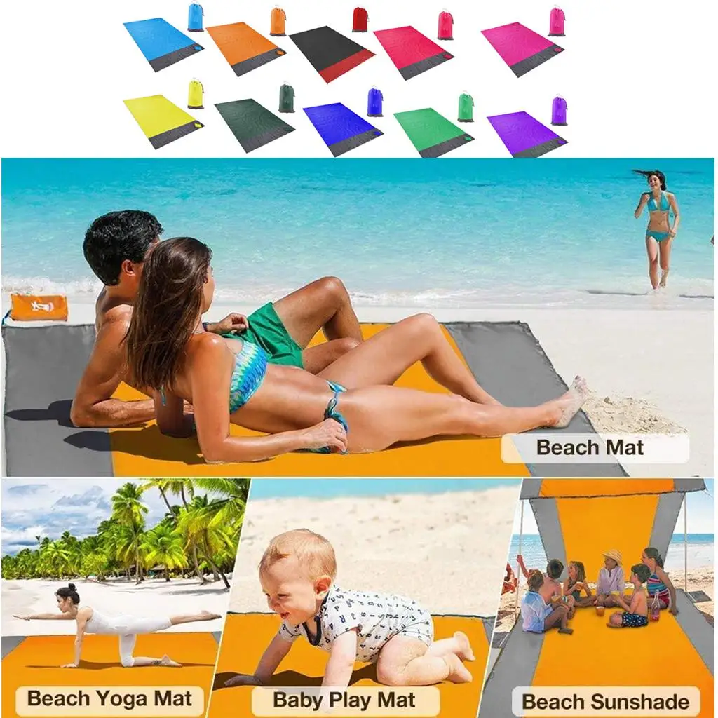 140x200 см плед для пляжа и пикника водонепроницаемый коврик путешествий кемпинга