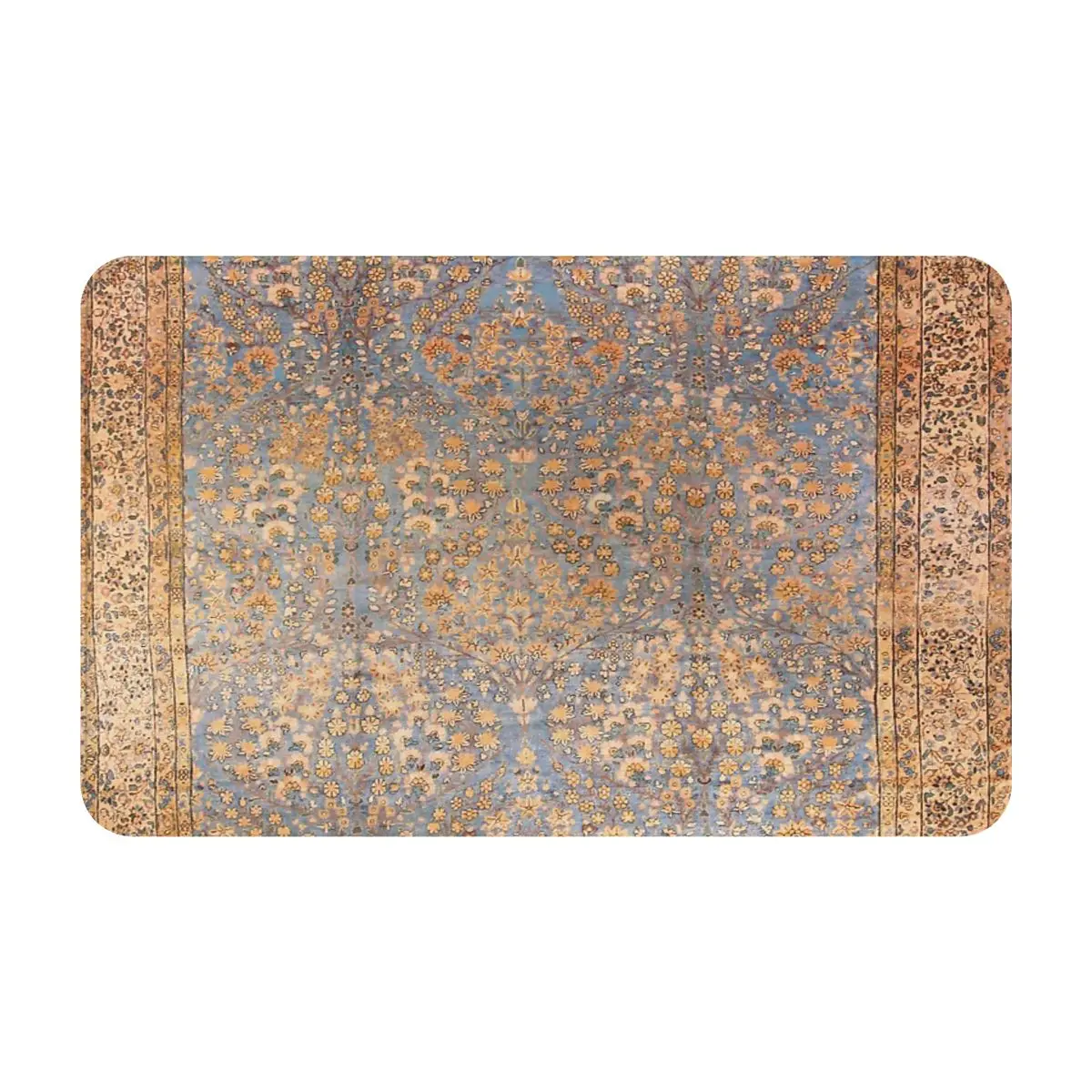 

Antique Persian Kirman Rug Print 1 Bath Mat Carpet Door Mat 50x80cm Door Mats Outdoor Gamer Room Mats
