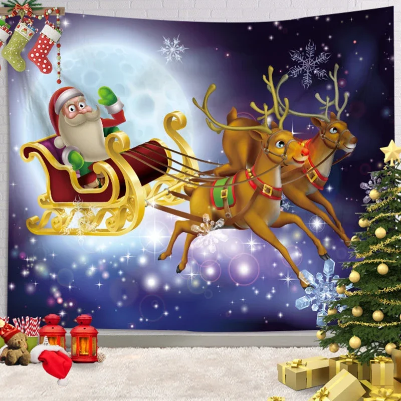 Рождественский гобелен Ashou Настенный декор украшение для комнаты украшения