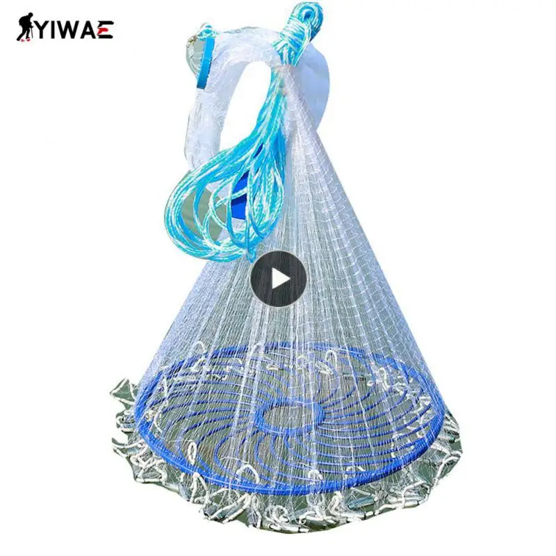 

Strengthened Foldable Fish Trap Cast Net Durable Dip Nets Fishing Net Strong Folding Fishing Fishing Tackle Accessory