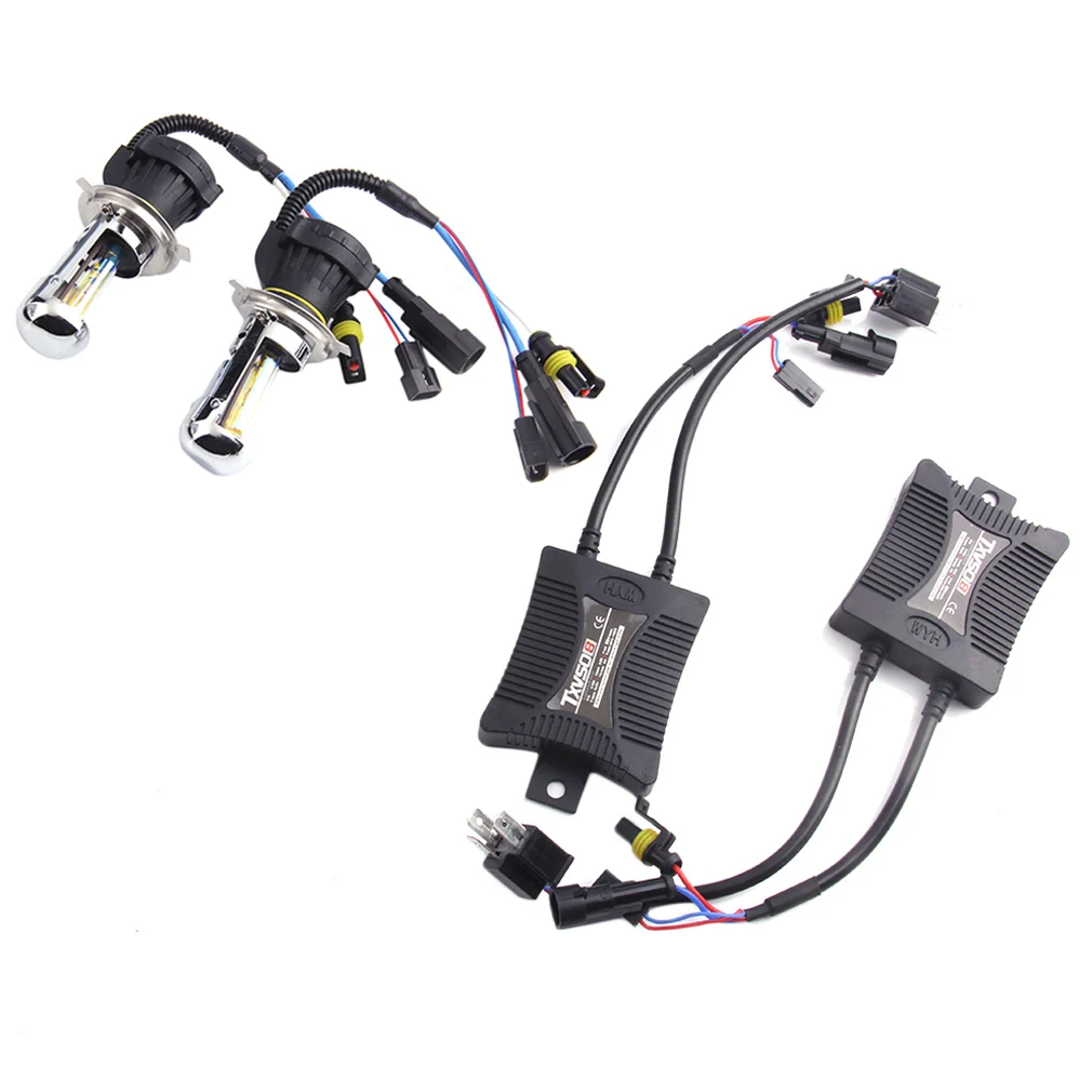 

Quality 55W H4-H/L HID Replacement Bulb Set Kit For Motorcycle ALL COLOR New