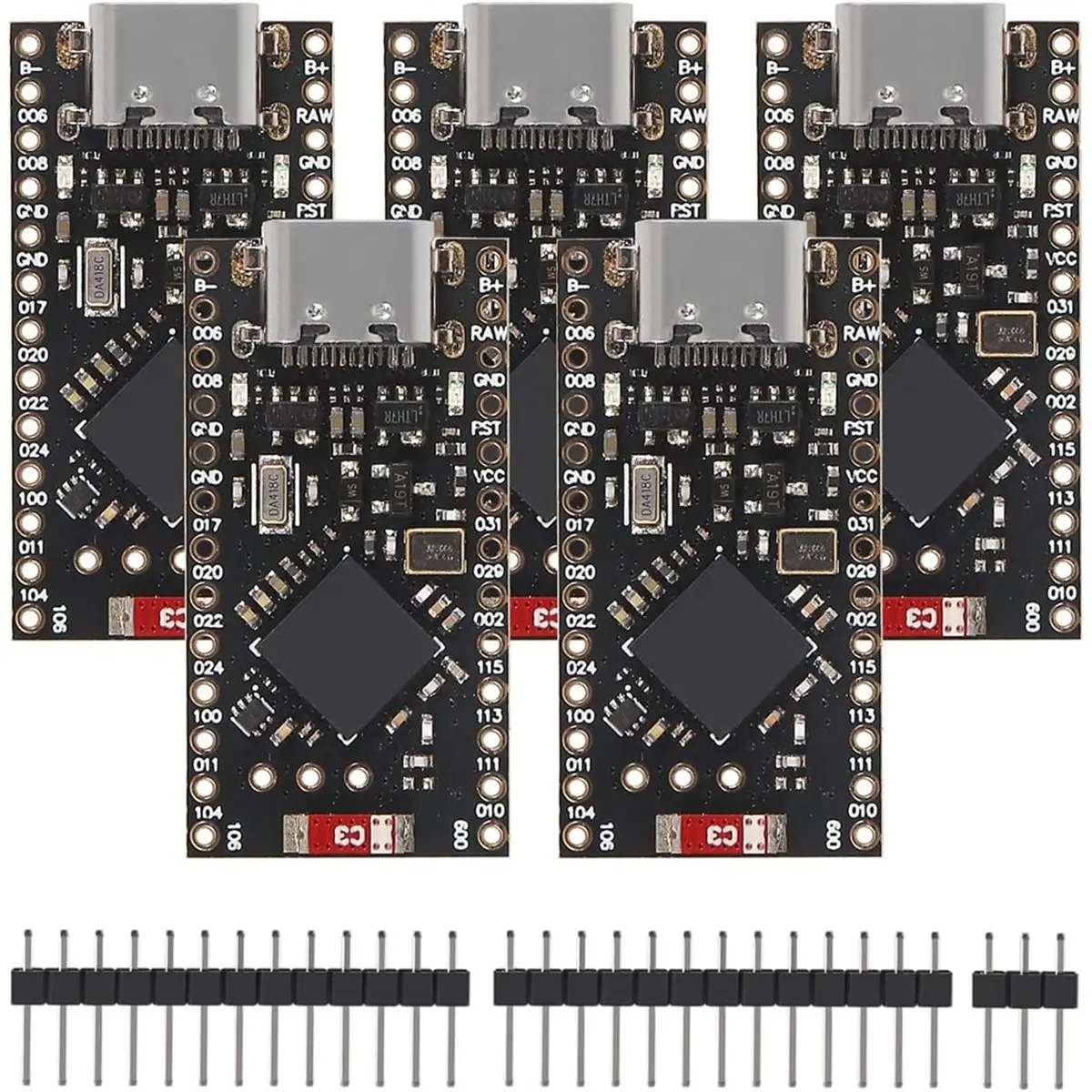 Фото Плата разработки ABGN Pro Micro NRF52840, Bluetooth, Type-C, для IDE - 5 шт. №2