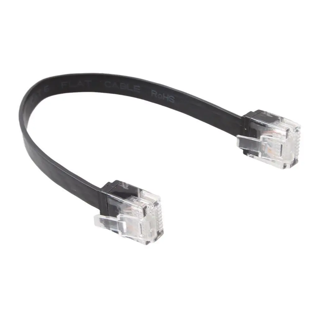 Cat6 24 шт. Короткий плоский патч-кабель Ethernet Cat6 1G Поддержка патч-кабеля Cat 6 для патч-панели для переключателя Гибкий (art.: 3920cdf9efe5d) - 3920cdf9efe5d