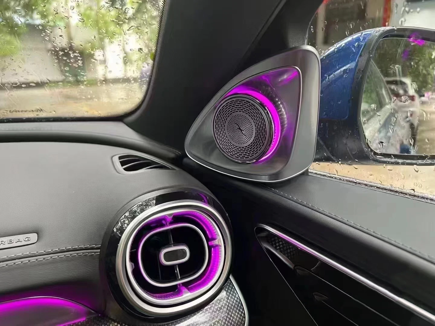 

64 Colors Aircraft Floating 4D Rotating Tweeter For W223 W222 W213 W205 W206 for Benz Door Side Treble Speakers Ambient Light