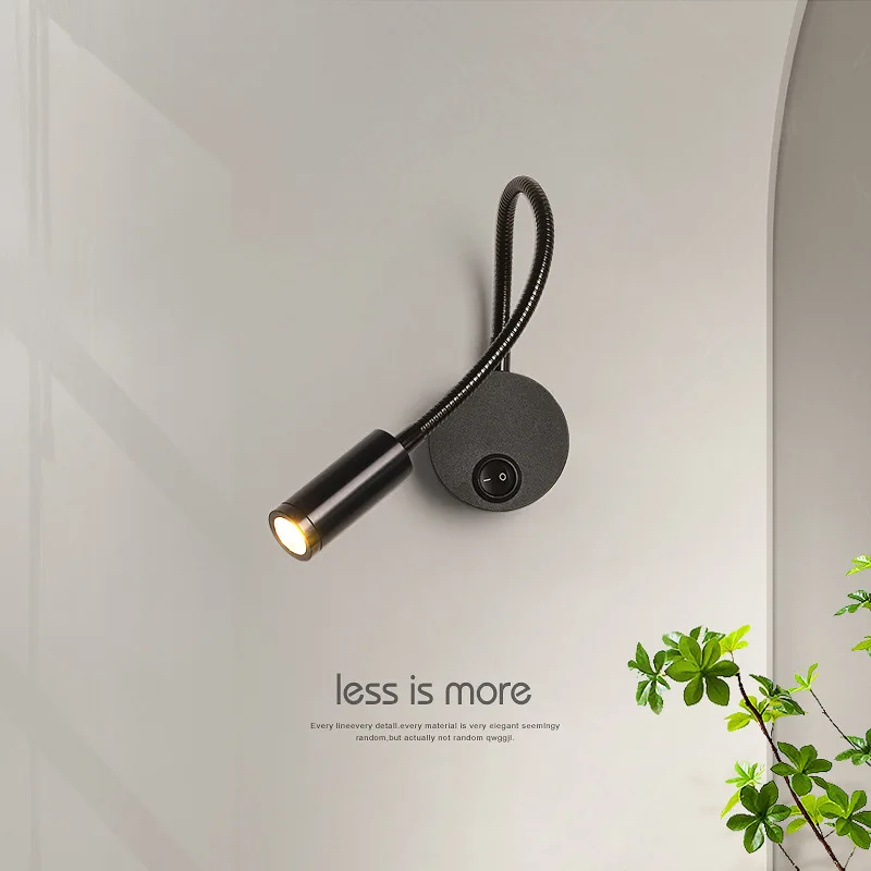 

Вращающиеся регулируемые лампы, простые современные настенные светильники для спальни, коридора, прикроватной тумбочки в скандинавском стиле, минималистский светильник