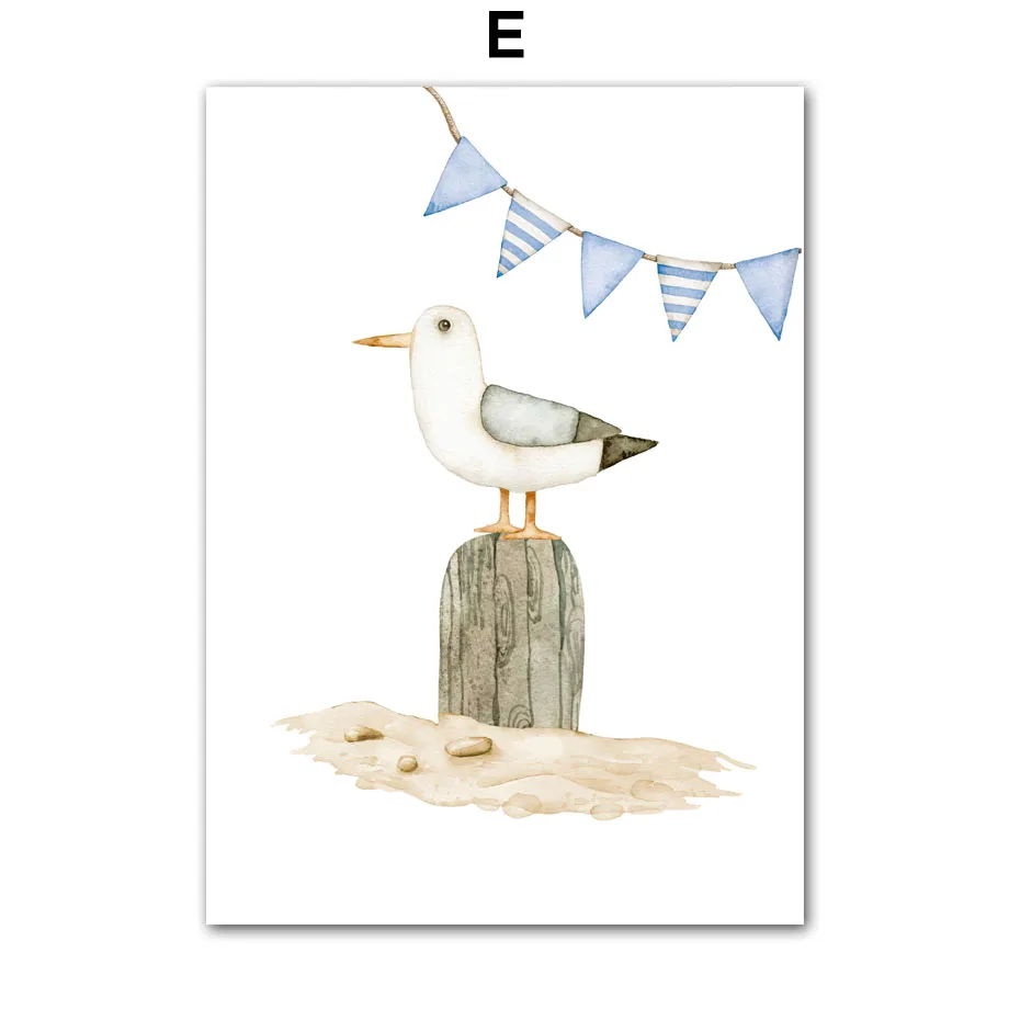 

Картина на холсте "Парусник, маяк, рыбки"