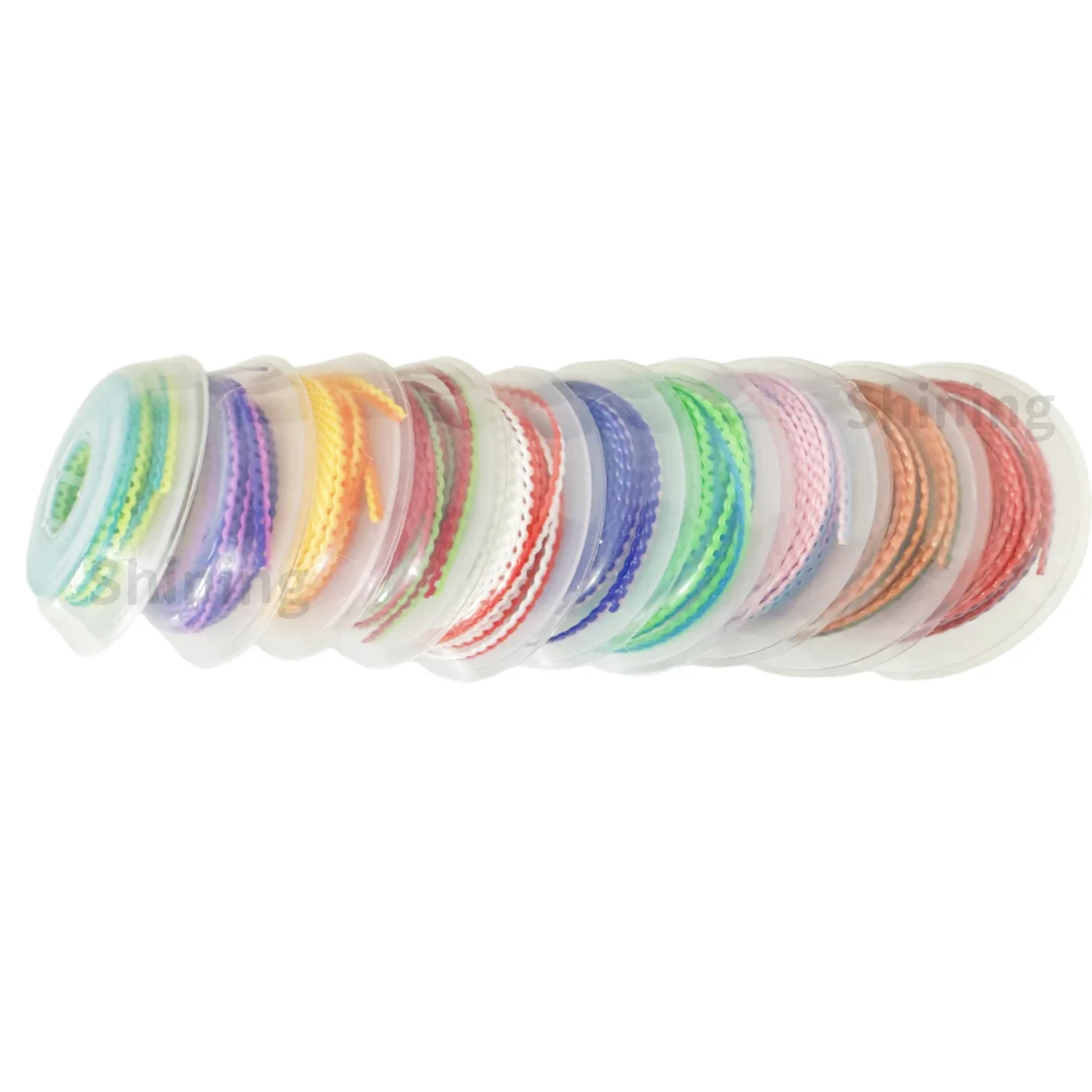 Стоматологические ортодонтические 2-цветные эластичные резиновые брекеты с