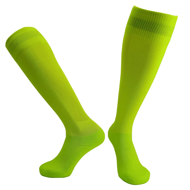 Adult Children's Game Training Nylon Football Socks Mesh Breathable, Smooth, and Sweat-absorbing Lengthened Football Socks