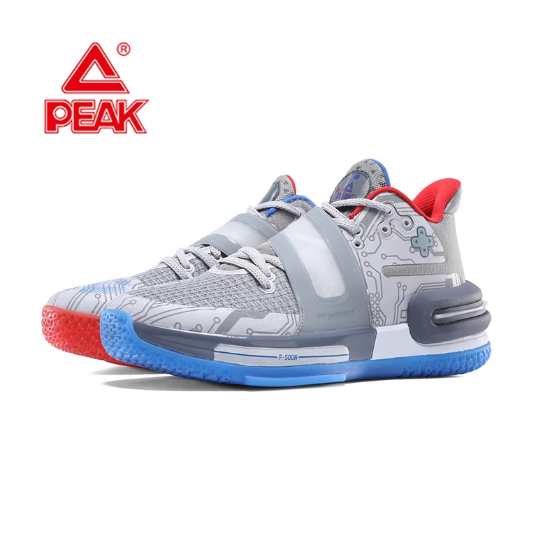 PEAK Men Basketball Shoes TAICHI FLASH 2.0 Game Player Sneakers Lightweight Sport Tenis Masculino Brand E12693A