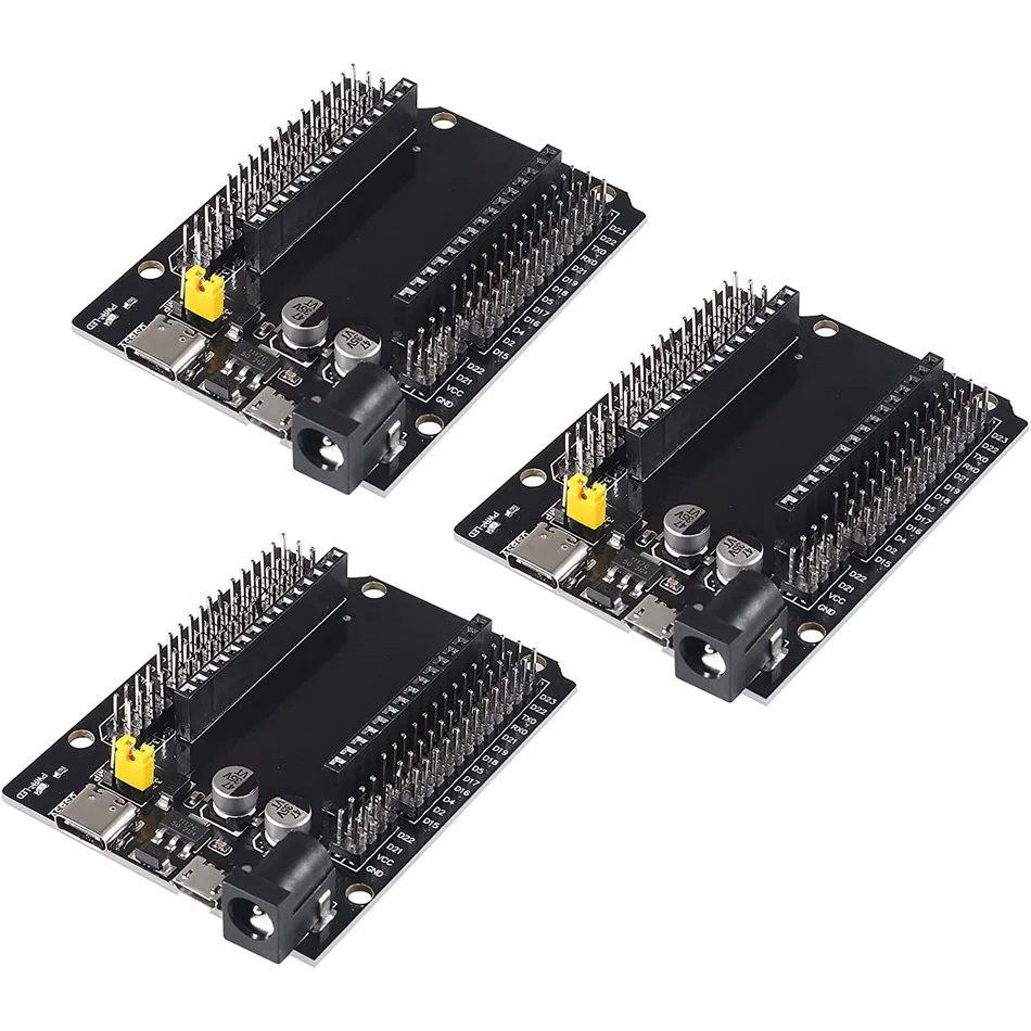 

ESP32 GPIO Breakout Board 30Pins Type-C USB Micro USB Expansion Board for ESP32-DevKitC-32 ESP-WROOM-32