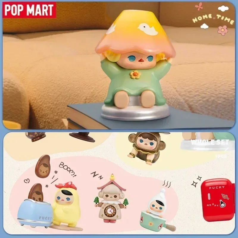 Фото POP MART Pucky Home Time Series: Модные коллекционные фигурки-сюрпризы (Blind Box), милые модели, подарок на день рождения №1
