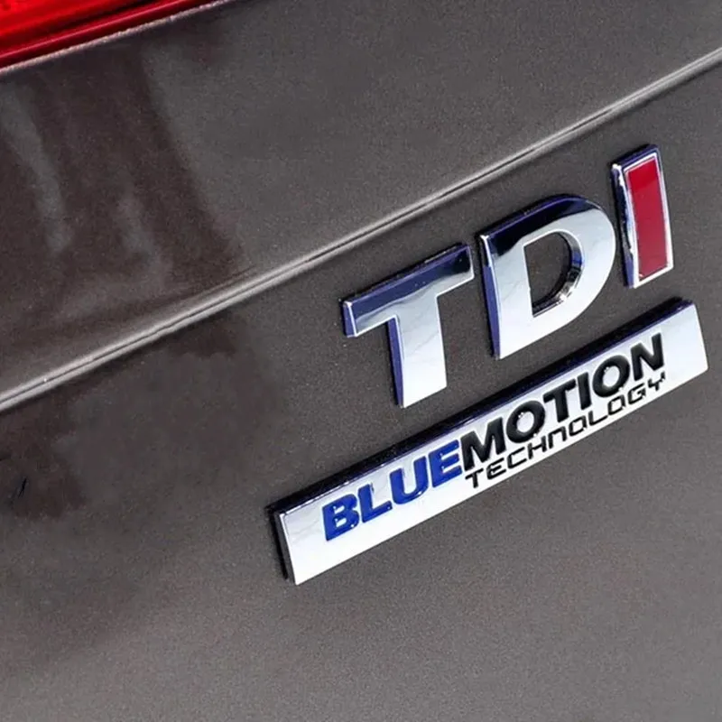 Металлические 3D буквы для автомобиля наклейки TDI VW Golf 4 5 6 7 JETTA PASSAT MK2 MK4 MK5 MK6 MK7