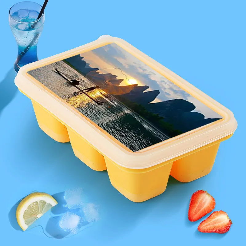 

Lijiang River Large Food Grade DIY Creative Molds for Bars Silicone Mold Popsicle Mould Hielo Moldes De Silicona Para Repostería