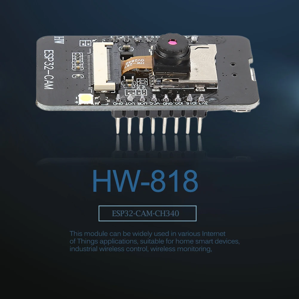

ESP32-CAM-CH340 Беспроводная плата разработки Bluetooth
