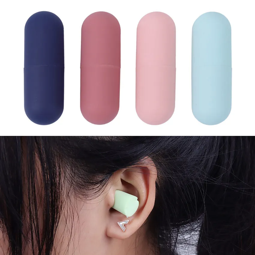 

Звуконепроницаемые беруши для сна, беруши для сна, специальные, бесшумные, мягкие, с медленным восстановлением формы, защита ушей для студен...