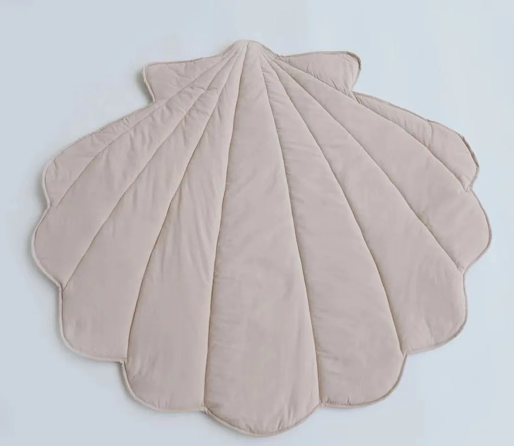 

Детский хлопковый коврик Shell 90x100 см