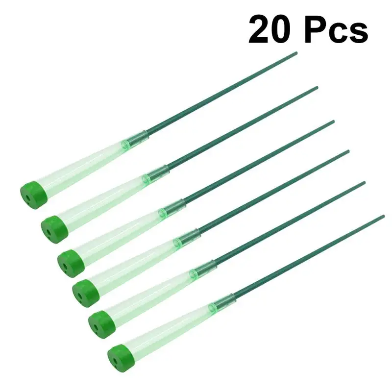 

20PCS Floral Water Tubes Flowers Fresh Nutrition Culture Water Storage Small Tubes Flower Shop Supplies Flower Holder Green